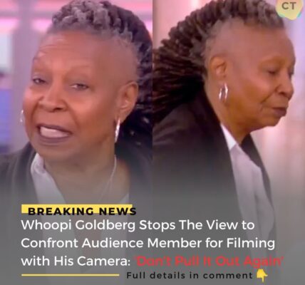 Whoopi Goldberg Stops The View to Confront Audience Member for Filming with His Camera: 'Don't Pull It Out Again'