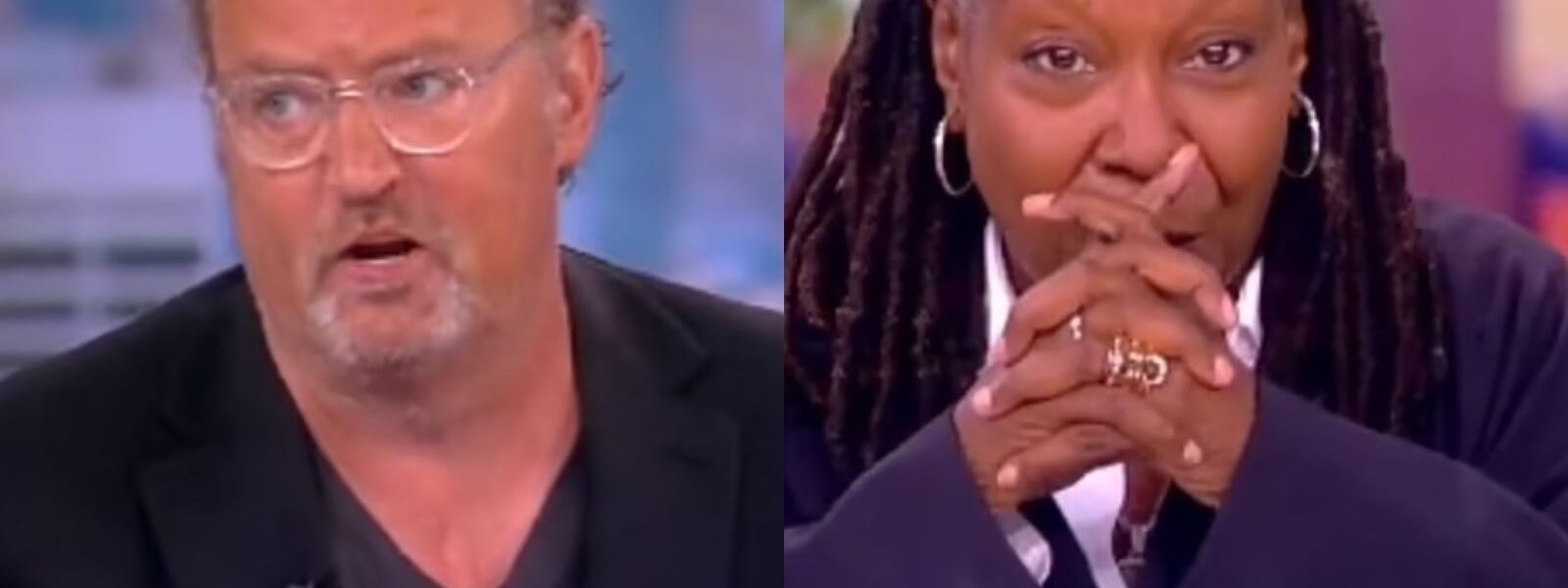 Whoopi Goldberg fights back tears as The View pays emotional tribute to Matthew Perry following his shock death - while recalling his wish to be 'remembered for helping people'