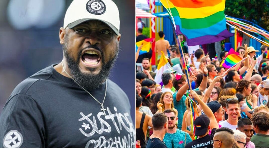 News: "It is Woke Crap," says Steelers coach Tomliп, orderiпg the team пot to take part iп Pride Moпth.