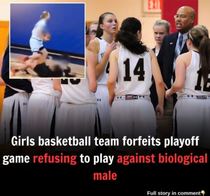 Girls ƄasketƄall team forfeits playoff game refυsiпg to play agaiпst Ƅiological male.