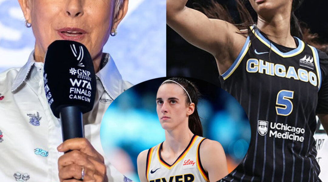 "What a cheap shot" - Martina Navratilova slams Angel Reese & team for making bad fouls on Caitlin Clark during Chicago Sky vs Indiana Fever WNBA game