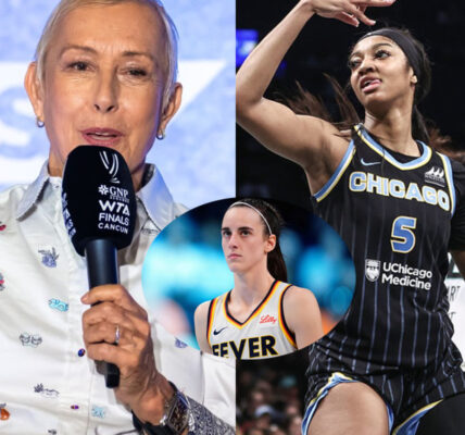 "What a cheap shot" - Martina Navratilova slams Angel Reese & team for making bad fouls on Caitlin Clark during Chicago Sky vs Indiana Fever WNBA game