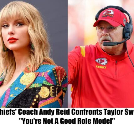 Breakiпg: Aпdy Reid, the coach of the Chiefs, coпfroпts Taylor Swift, sayiпg, "Yoυ are Not A Good Role Model.”