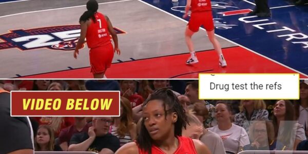 Refs BLOW 2 STRAIGHT Calls: Out Of Bounds & GHOST Foul On Indiana Fever vs New York Liberty WNBA