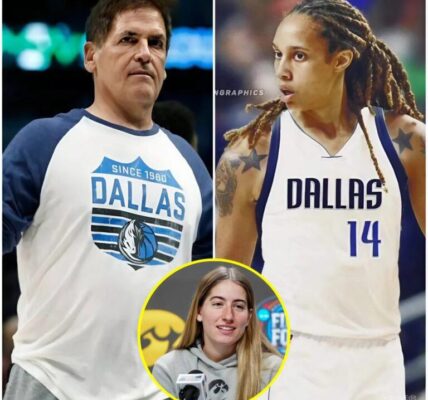 Kate Martin stirs up social media after making a mocking speech upon hearing that Mark Cuban, owner of the Dallas Mavericks, might recruit female star Brittney Griner to his team. “She fits better in a men’s league,”