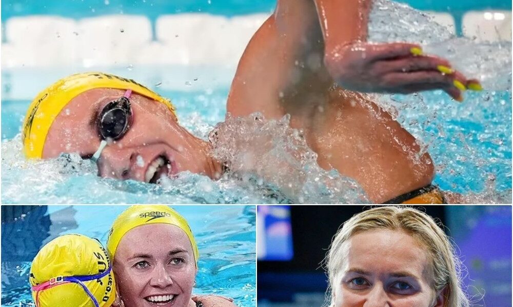 Angry swimming fan lashes out over Ariarne Titmus' yellow FINGERNAILS - and you will not believe what the supposed problem is