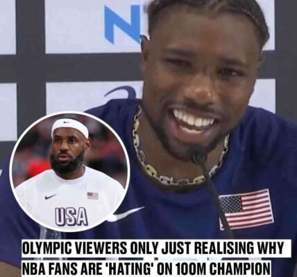 Olympic viewers only just realising why NBA fans are 'hating' on 100m champion Noah Lyles as video resurfaces