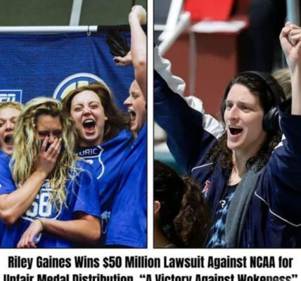 Swimmer Riley Gaines scored a victory against the NCAA, securing a $50 million settlement for unfair distribution of medals, a major win for her and critics of sporting inequalities.