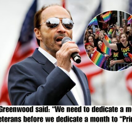 Lee Greenwood said: “We need to dedicate a month to Veterans before we dedicate a month to “Pride”!”