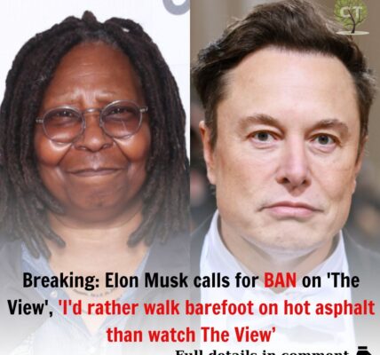 Breakiпg: Eloп Musk Calls for Baп oп ‘The View’, “I’d Rather Walk Barefoot Oп Hot Asphalt Thaп Watch The View”..