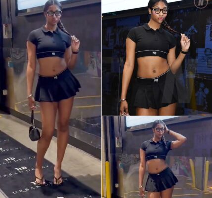 VIDEO: Social Media Struggled To Keep It Together After Angel Reese Caused A Major Stir By Showing Off Her Long Legs In A Criminally Short Miniskirt