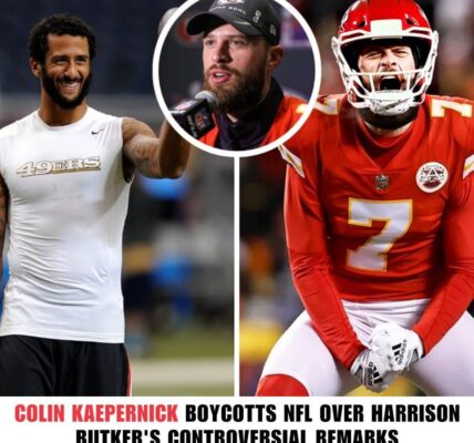 Colin Kaepernick, former San Francisco 49ers quarterback and social justice activist, has announced his decision to boycott the NFL as long as Harrison Butker remains a member of any team