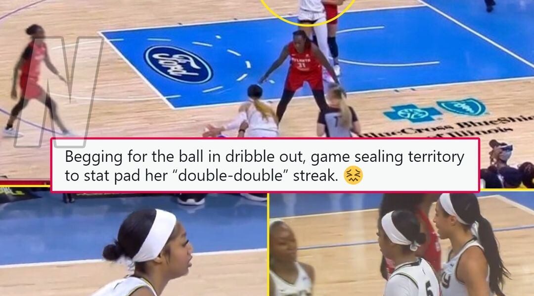 Social Media Is Destroying Angel Reese For Disrespecting Opponent By “Stat Padding” During Final Seconds Of Chicago’s Win To Secure Her Double-Double