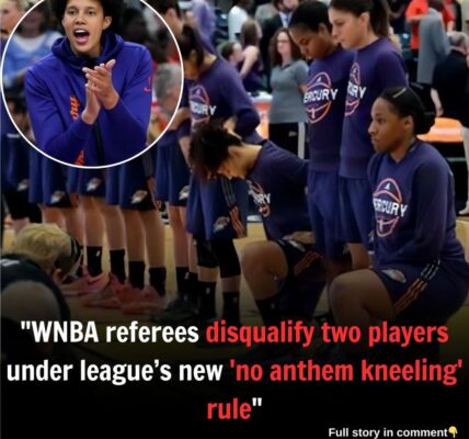 “WNBA referees disqualify two players under league’s new ‘no anthem kneeling’ rule”