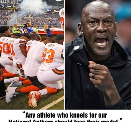 Michael Jordan’s Controversial Stance: “Any Athlete Who Kneels for Our National Anthem Should Lose Their Medal”