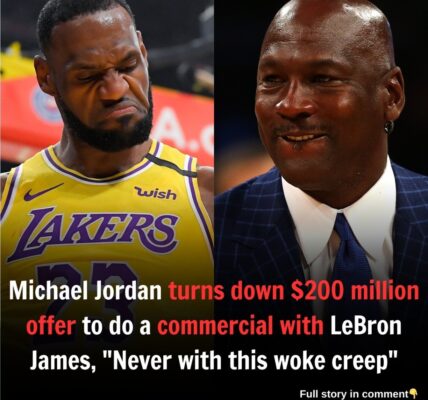 Michael Jordan turns down $200 million offer to do a commercial with LeBron James, “Never with this woke creep”