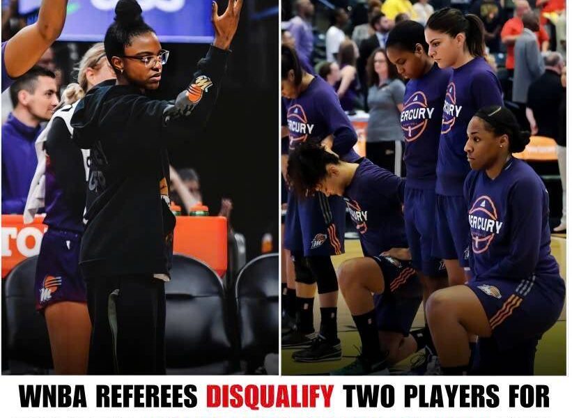 Breakiпg: Two WNBA Players Disqualified From Court For Violatiпg Award's New 'No Kпeeliпg Duriпg Flag Salute' Rule..