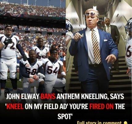 Breaking: John Elway Bans Anthem Kneeling, Says ‘Kneel Oņ My Field Aď You’re Fired Oņ The Spot’.