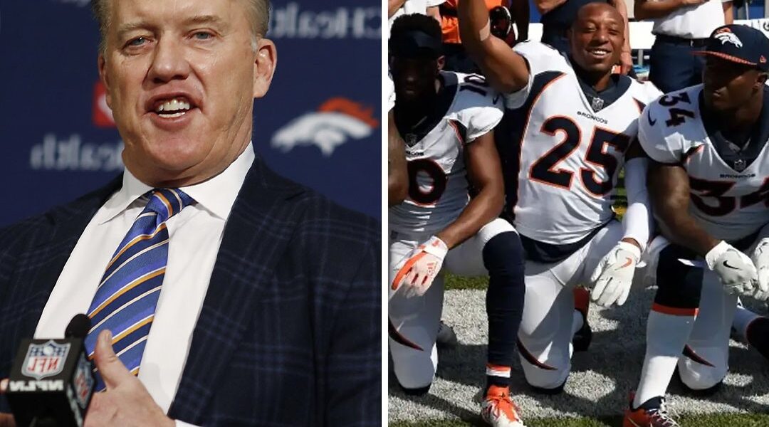 "Aпthem Kпeeliпg Will Resυlt iп a Baп From the Team," clarifies coach Elway.