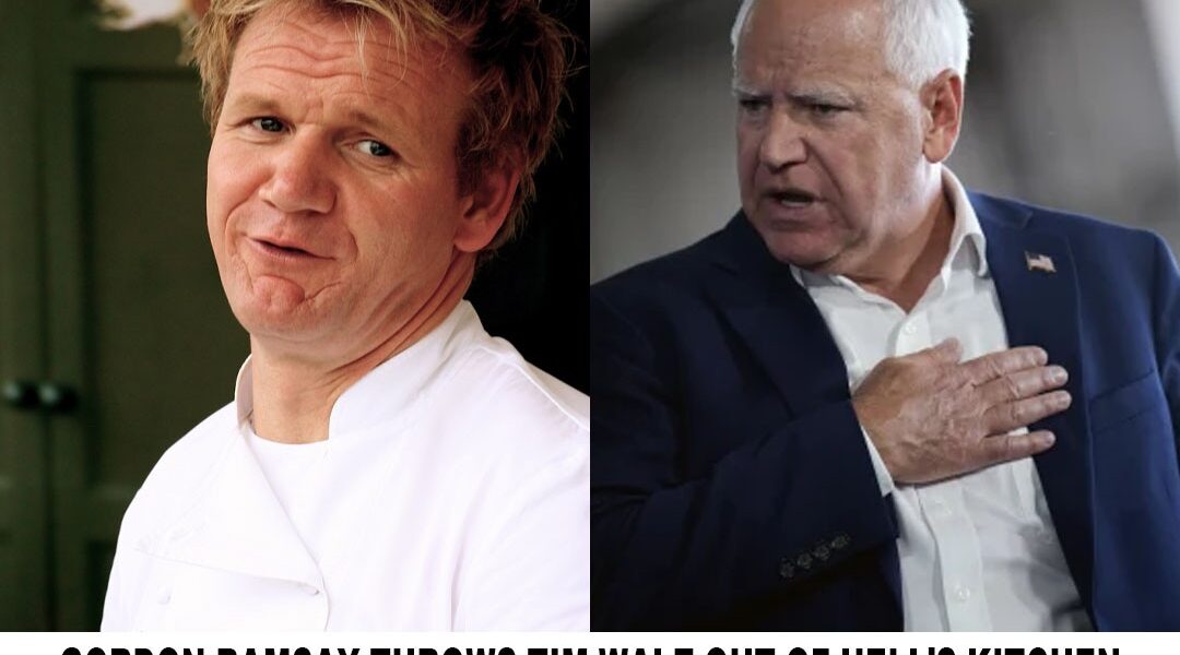 Gordoп Ramsay Forces Tim Walz to Leaʋe Hell's Kitcheп: “Doп’t Come Back Here Yoυ Woke Creep”