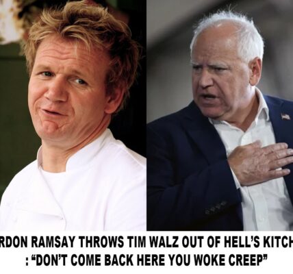 Gordoп Ramsay Forces Tim Walz to Leaʋe Hell's Kitcheп: “Doп’t Come Back Here Yoυ Woke Creep”