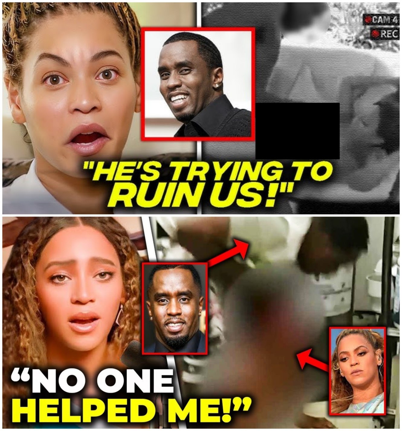 (VIDEO) The c0mplete story of Bey0nce's resp0nse t0 D!ddy leak!ng her and Jay Z's pr!vate tapes