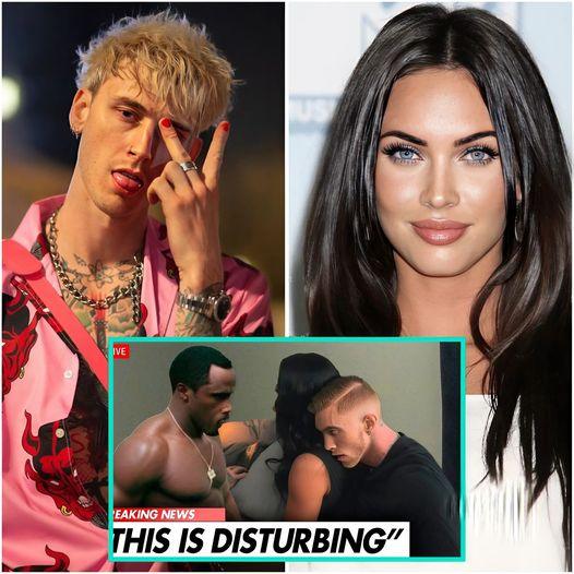 Rec3nt photos of MGK and Megan F0x during Diddy's haunt3d celebration! The d!sturbing truth b3hind...