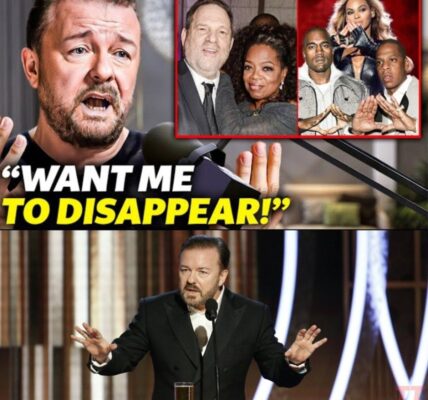 Ricky Gervais says he is in danger after exposing the entertainment industry.